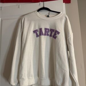 Tarte White and Purple Women's Sweatshirt